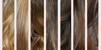Оттенки русых волос